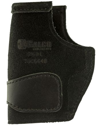 Galco TUC664B Tuck-N-Go 2.0 IWB Black Leather UniClip/Stealth Clip Fits Sig P938 Ambidextrous