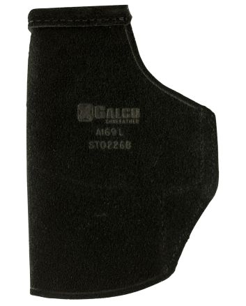 Galco STO226B Stow-N-GoIWB Black Leather Belt Clip Fits Glock 19 Gen1-5/19X/23 Gen2-5 Right Hand