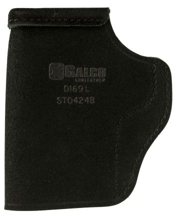 Galco STO424B Stow-N-GoIWB Black Leather Belt Clip Fits 1911 3" Barrel Right Hand