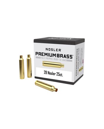 Nosler 10150 Premium Brass Unprimed Cases 28Nosler Rifle Brass 25/Box
