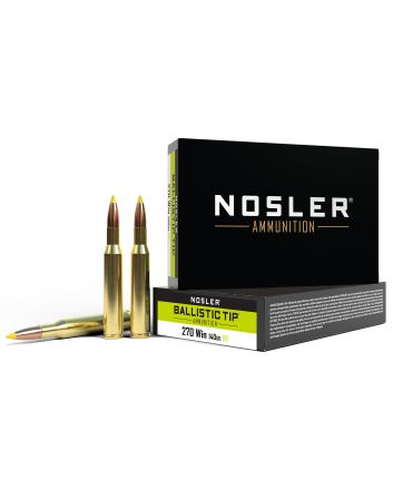 Nosler 40055 Ballistic Tip270Win 140gr Spitzer Ballistic Tip 20 Per Box/10 Case