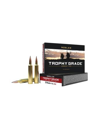 Nosler 60155 Trophy Grade Long-Range 28Nosler 175gr Nosler Spitzer AccuBond Long Range 20 Per Box/10 Case