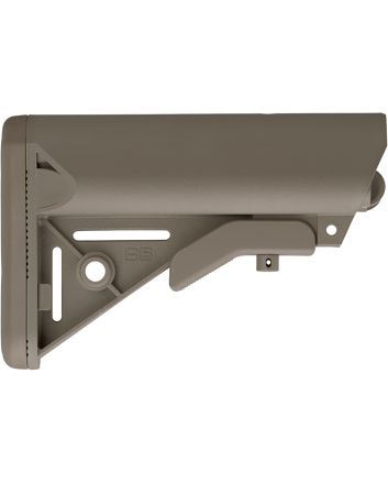 B5 Systems SOP1075 Enhanced SOPMOD Flat Dark Earth Synthetic for AR-Platform with Mil-Spec Receiver Extension (Tube Not Included)