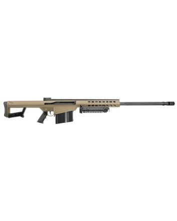 Barrett 14029 M82A1416 Barrett 10+1 29" Fluted Barrel, Flat Dark Earth Cerakote Steel Receiver, M1913 Picatinny Acc. Rail, Fixed Synthetic Stock w/Sorbothane Recoil Pad, Includes Hard Carry Case