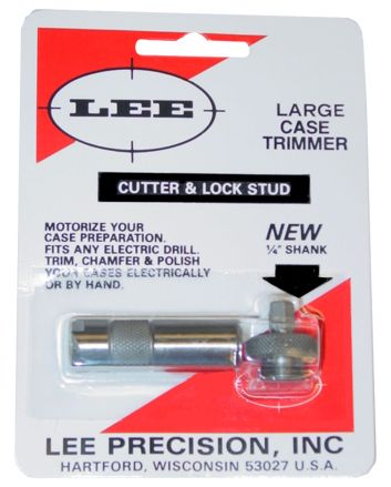 Lee Precision 90401 Cutter &amp; Lock Stud Large Case Trimmer