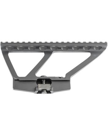 Arsenal SM13 Picatinny Scope MountBlack Anodized Aluminum, Fits AK-47 Picatinny Rail Mount