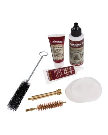 Traditions A3960 EZ Clean 2 Muzzleloader Cleaning Kit 50 Cal 7 Pieces
