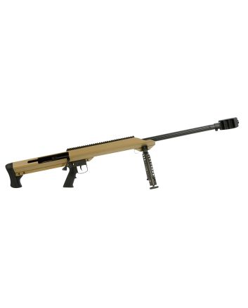 Barrett 14032 M9950 BMG 29" 1rd Flat Dark Earth Cerakote Flat Dark Earth Fixed w/Sorbothane Recoil Pad Stock Black Polymer Grip Right Hand