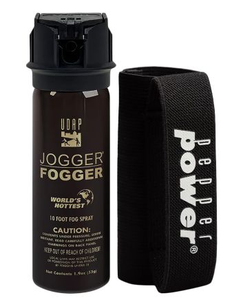 UDAP 3PWH Jogger Fogger Pepper Spray OC Pepper 10 ft Range 1.90 oz