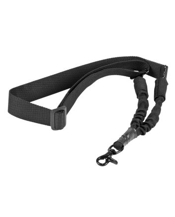 NcStar AARS1P Single Point SlingBlack Nylon 44"-60" OAL Adjustable Bungee