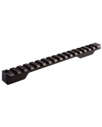 Talley PLO258700 Remington 700 Picatinny RailBlack Anodized Long Action 0 MOA