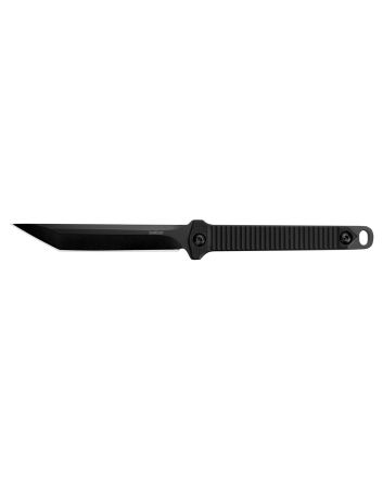 Kershaw 4008X Dune3.80" Fixed American Tanto Plain Black Oxide 3Cr13MoV SS Blade Black Glass-Filled Nylon Handle Includes Lanyard/Sheath