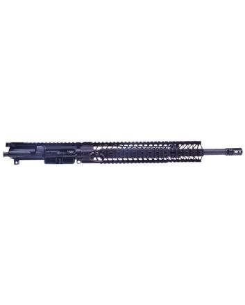 Spikes STU5035S2S Complete Upper5.56x45mm NATO 16" Black Phosphate/Midlength Barrel, 7075-T6 Aluminum Black Receiver, 12" SAR3 Free-Floating Handguard for AR-15