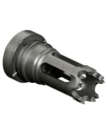 Yankee Hill 310228A Phantom Flash Hider Black Phosphate Steel with 1/2"-28 tpi Threads for 5.56x45mm NATO AR-Platform