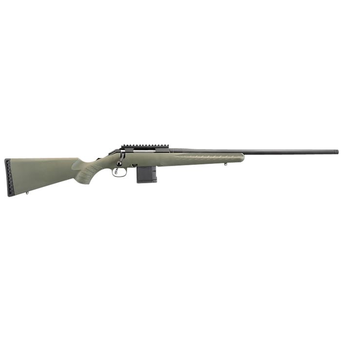 Ruger 26944 American PredatorFull Size 223 Rem 10+1 22" Matte Black Threaded Barrel,, Matte Black Steel Receiver w/Picatinny Rail, Moss Green Fixed Synthetic Stock, Right Hand