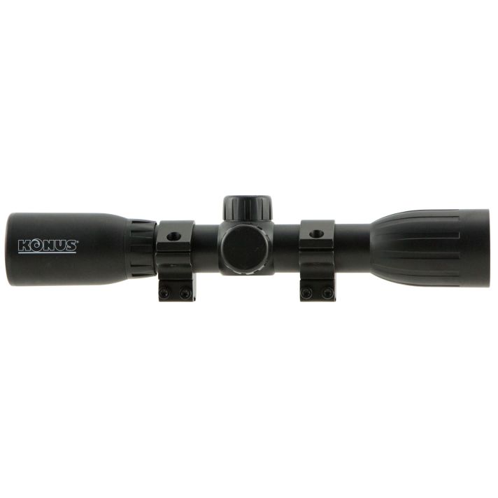 Konus 7350 KonusFireMatte Black 4x32mm 1" Tube 30/30 Reticle Includes Mounting Rings