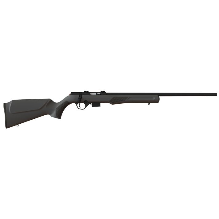 Rossi RB22W2111 RB22Full Size 22 WMR 5+1, 21" Blued Button Rifled Free Floating Steel Barrel, Blued Stainless Steel Receiver, Black Monte Carlo Stock, Right Hand