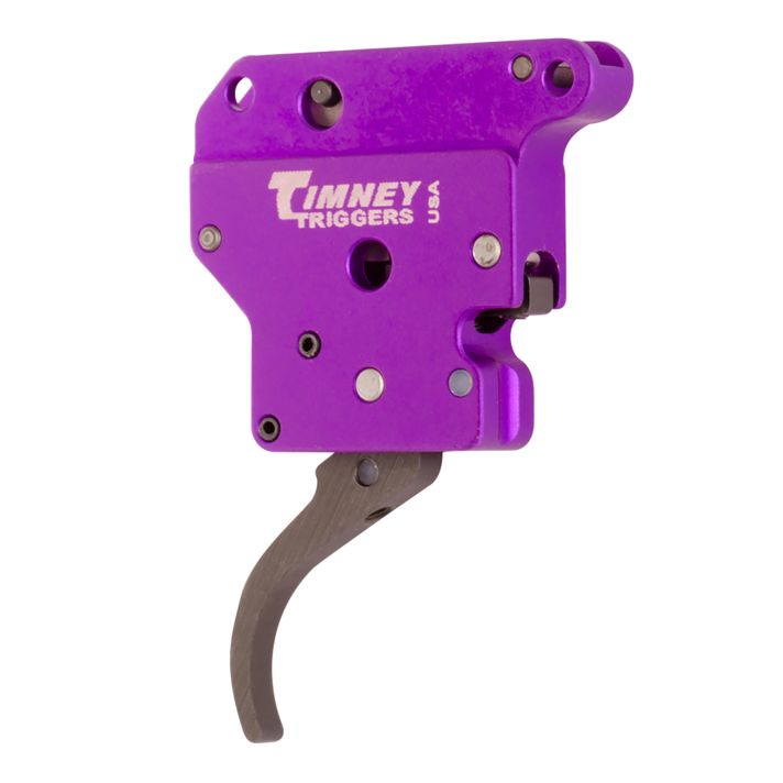 Timney Triggers 502B Benchrest TriggerSingle-Stage Curved Trigger with 3-6 oz Draw Weight & Purple/Black Finish for Remington 700