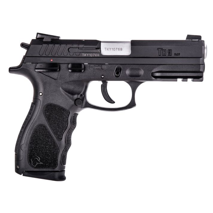 Taurus 1TH9041 THFull Size 9mm Luger 17+1 4.27" Matte Stainless Steel Barrel, Matte Black Serrated Slide, Black Polymer Frame w/Picatinny Rail, Black Finger Grooved Polymer Grip Right Hand