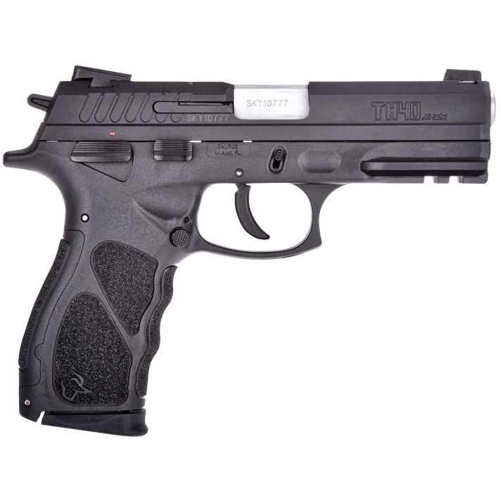 Taurus 1TH40041 THFull Size 40 S&W 15+1 4.27" Matte Stainless Steel Barrel, Matte Black Serrated Slide, Black Polymer Frame w/Picatinny Rail, Black Finger Grooved Polymer Grip Right Hand