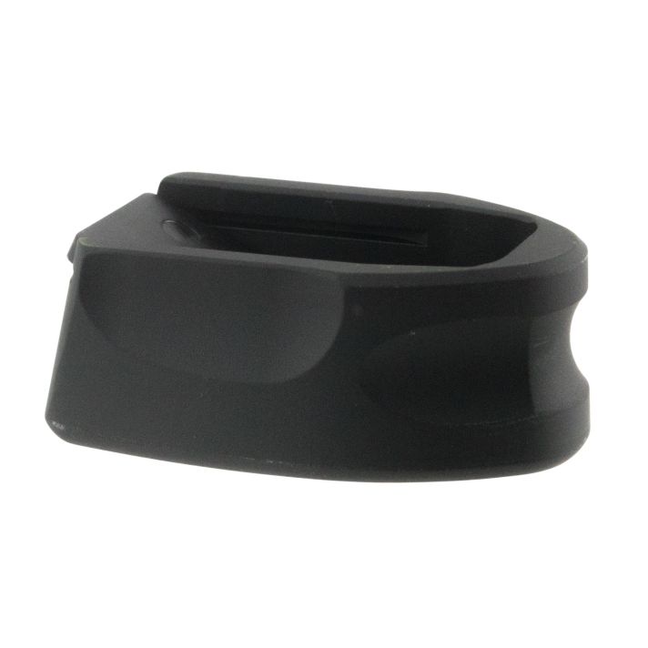 Samson 040603201 Magazine Extensionmade of 6061-T6 Aluminum with Hardcoat Anodized Black Finish for 9mm Luger S&W M&P Shield, M&P Shield M2.0 7 & 8 Round Mags (Adds 1rd)
