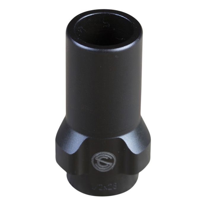 SilencerCo AC2609 3-Lug Muzzle Device 9mm Luger 5/8"-24 tpi