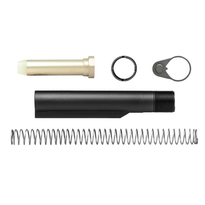 Aero Precision APRH100151 Buffer Kit7075-T6 Aluminum Black Mil-Spec 6 Position for AR-15