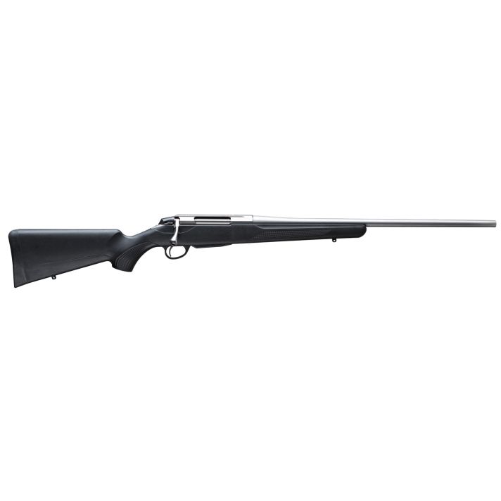 Tikka JRTXB314R8 T3x Lite 22-250 Rem 3+1 22.40" Stainless Steel Barrel, Drilled & Tapped Stainless Steel Receiver, Black Fixed Synthetic Stock