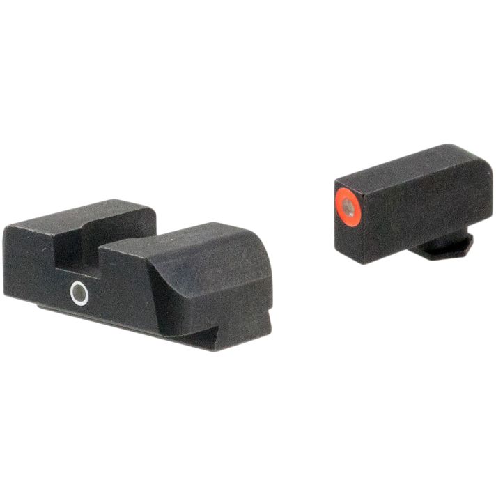 AmeriGlo GL5201 i-Dot SightSet for GlockGreen Tritium Orange Outline Front Sight-Green Tritium Rear Sight
