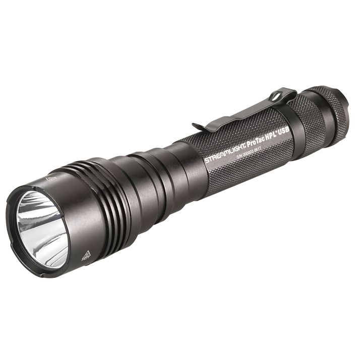 Streamlight 88076 ProTac HPL USB FlashlightBlack Anodized 65/400/1000 Lumens White LED