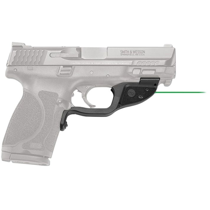 Crimson Trace 0174501 LG-362G Green LaserguardBlack Smith & Wesson M&P M2.0 Full Size/Compact/Subcompact