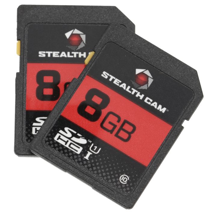 Stealth Cam STC2SD8GB SD Memory Card8Gb 2 Per Pack