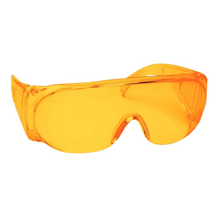 Walker's GWPFCSGLAMB Sport Glasses Full Coverage Adult Amber Lens Polycarbonate Amber Frame