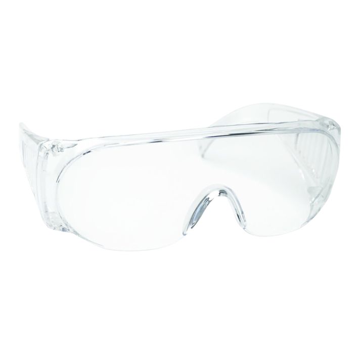 Walker's GWPFCSGLCLR Sport Glasses Full Coverage Adult Clear Lens Polycarbonate Clear Frame