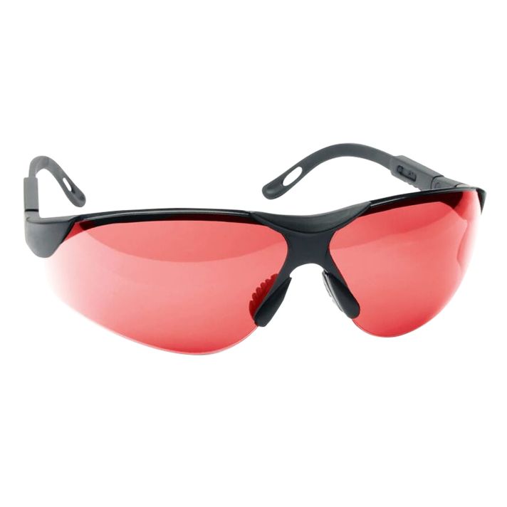 Walker's GWPXSGLVER Sport Glasses Elite Adult Vermilion Lens Polycarbonate Black Frame