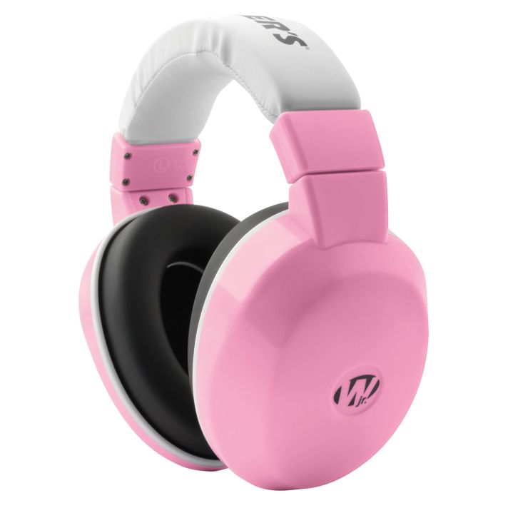 Walker's GWPINFMPK Infant Passive Muff 23 dB Over the Head Pink/White Plastic