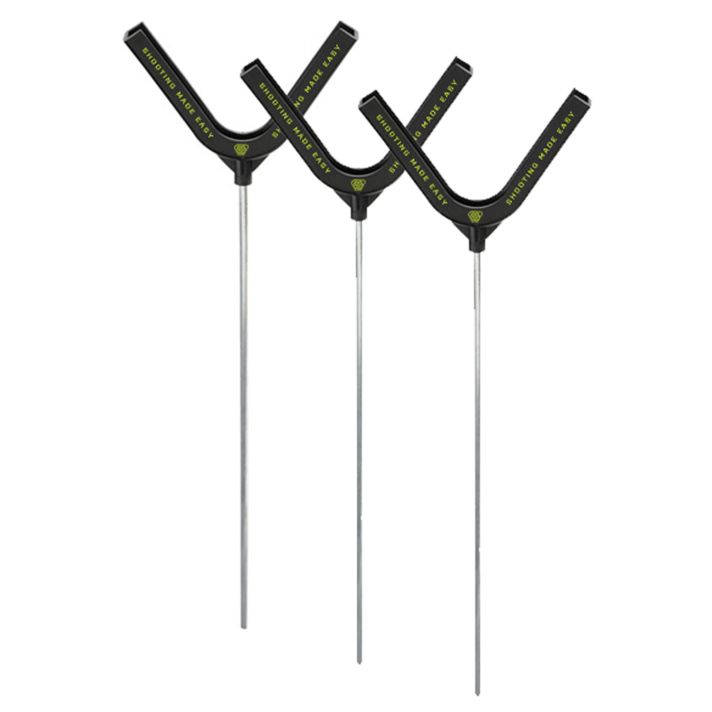SME SMECTH Clay Target Holder Black Standing Polymer 3 Per Pkg