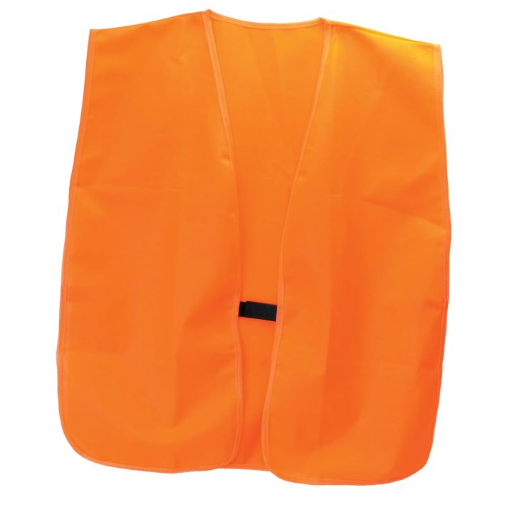 HME VESTOR Safety VestOSFA Blaze Orange Polyester