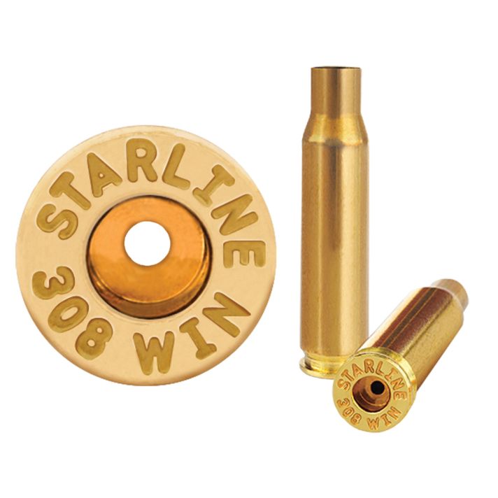 Starline Brass 308WINEUP50 Unprimed Cases7.62x51mm NATO Rifle Brass 50 Per Bag