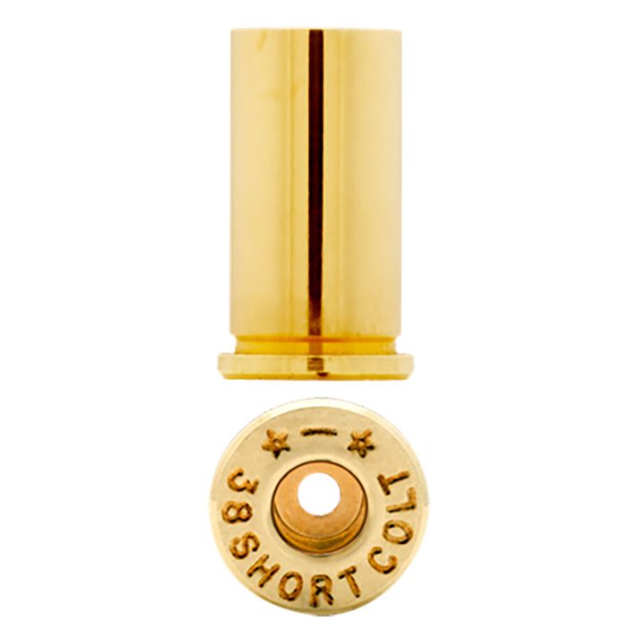 Starline Brass 38SCEUP100 Unprimed Cases38 Short Colt Handgun Brass 100 Per Bag