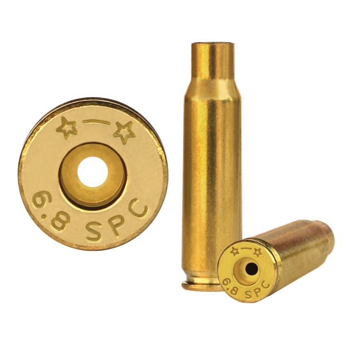 Starline Brass 68SPCEUP50 Unprimed Cases6.8mm Rem SPC Rifle Brass 50 Per Bag