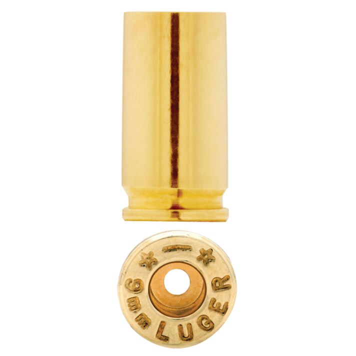 Starline Brass 9EUP100 Unprimed Cases9mm Luger Handgun Brass 100 Per Bag