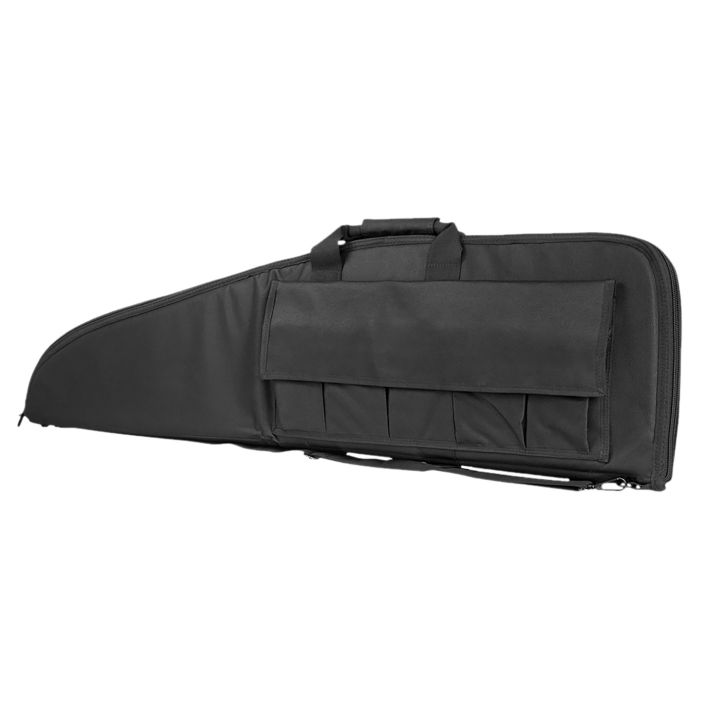 NcStar CV290742 VISM Rifle Case Black PVC Nylon w/ Foam Padding Double Zippers Carry Handle & ID Holder