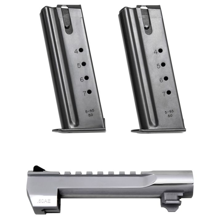 Magnum Research BMCP506PC Replacement Barrel Conversion Kit 50 AE Fits Desert Eagle Mark XIX 6" Chrome Polished Steel