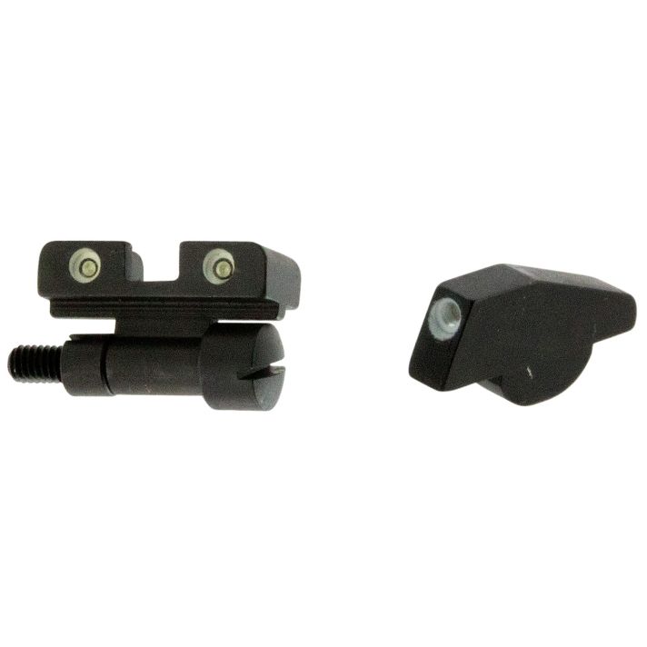 Meprolight USA 227713101 Tru-Dot Sight Set Adjustable Green Tritium/Black Frame Smith & Wesson K/L/N Frames,
