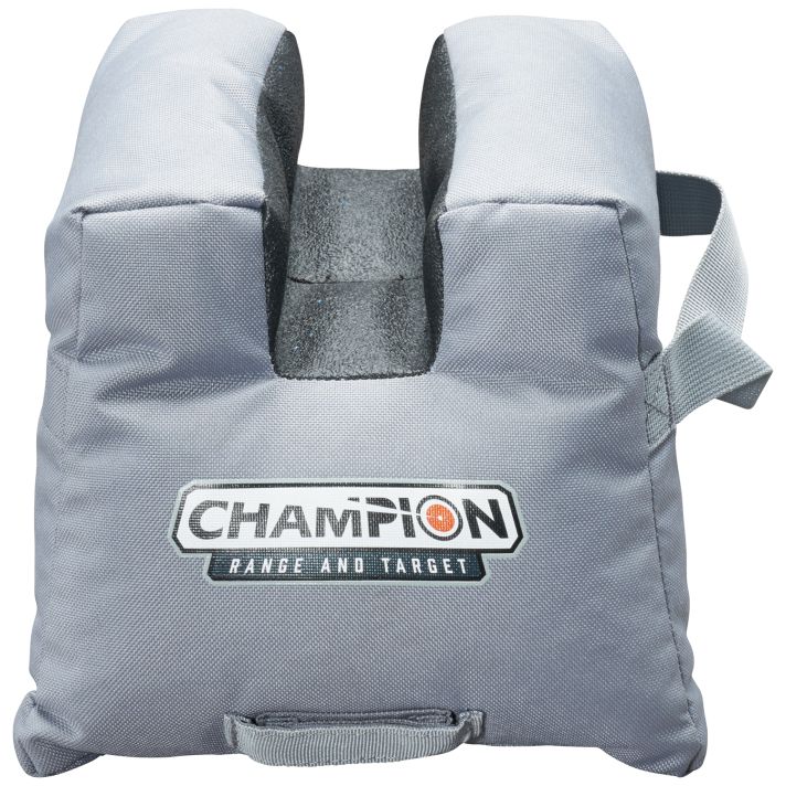 Champion Targets 40893 Shooting BagFront Bag Gray w/Black Panels