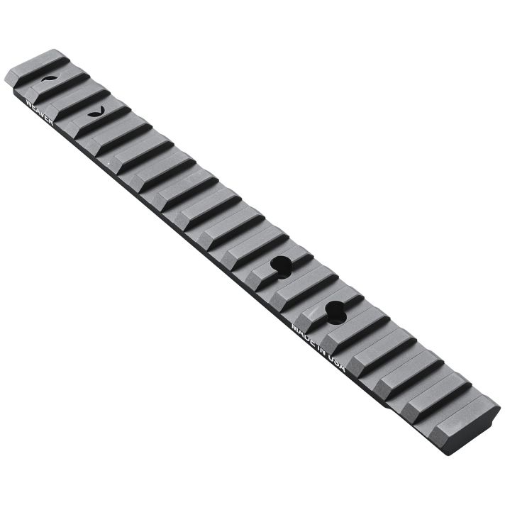 Weaver Mounts 99470 Multi-Slot BaseExtended Black Anodized Aluminum Fits Tikka T3x Long Action