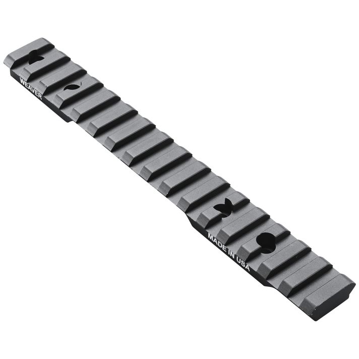 Weaver Mounts 99473 Multi-Slot BaseExtended Black Anodized Aluminum Fits Browning AB3 Short Action
