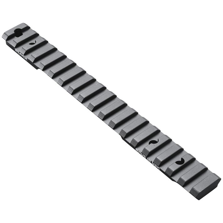 Weaver Mounts 99474 Multi-Slot BaseExtended Black Anodized Aluminum Fits Mossberg Patriot Long Action