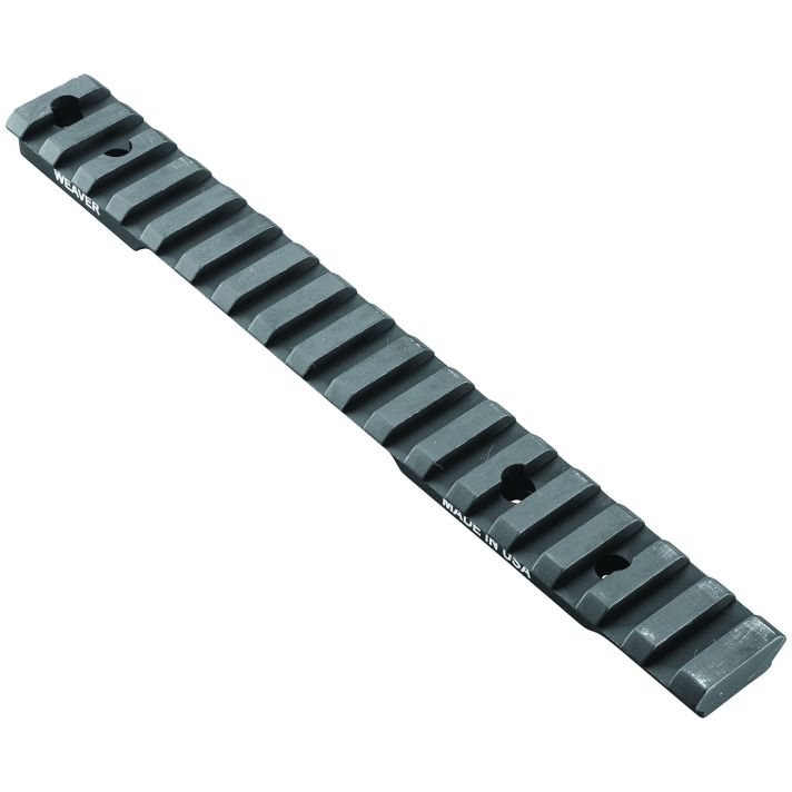 Weaver Mounts 99475 Multi-Slot BaseExtended Black Anodized Aluminum Fits Mossberg Patriot Short Action